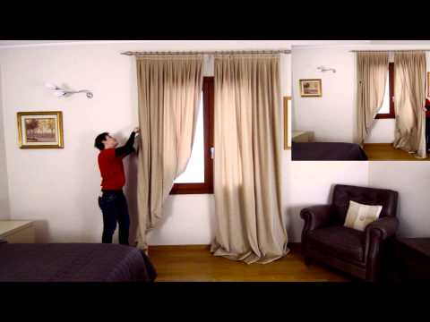 BB line stellt vor: so benutzen sie die Magnete zum raffen ihrer Vorhänge.