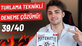 TURLAMA TEKNİKLİ TYT MATEMATİK DENEME ÇÖZÜM�