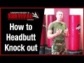 How To Knock Someone Out With A Headbutt