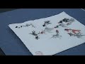 How to dry-mount a sumie or Chinese painting done on rice paper with silicone release paper