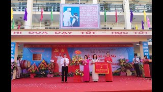 Đồng chí Nguyễn Văn Thành, UV BTV Thành ủy, Phó Chủ tịch UBND thành phố dự Lễ khai giảng tại Trường Tiểu học Trưng Vương