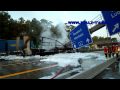 Aktuelle News - Schwerer LKW Unfall auf der A 6 höhe Rastanlage Hockenheim