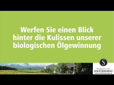 Bio-Öl-Produktion.
