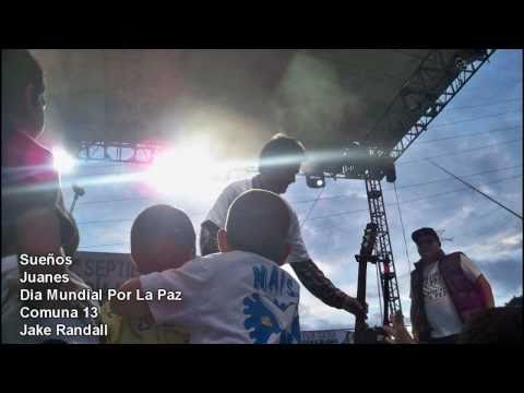 Juanes cantó por la paz en uno de los barrios más peligrosos de Medellín