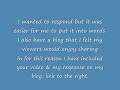 Response to: WLS Rant Response to: WLS Rant