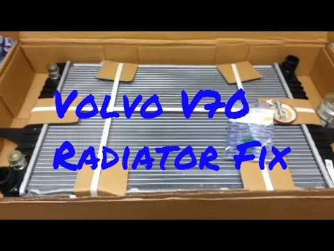 Volvo V70 C70 S70 Radiator Replacement – Automatic Transmission.