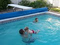 Heisel kids in pool