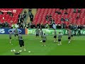 Check out Barcelona doing what they do best in training, as they practice the rondo (piggy in the middle) to perfect their tika-taka passing style. Barcelona midfielder Xavi has often talked about the importance of the training, saying- 