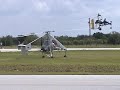 Gyrhino Gyrocopter Doing a Jump Takeoff