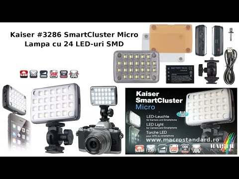 Click aici pentru vizualizare Prezentare Lampa cu 24 LED-uri SMD Kaiser #3286 SmartCluster Micro Prezentare Lampa cu 24 LED-uri SMD Kaiser #3286 SmartCluster Micro