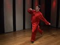 kung fu kicking techniques : kung fu rear leg round kick