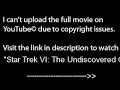Star Trek VI: The Undiscovered Country, PART 1 /9,full film/movie online part1