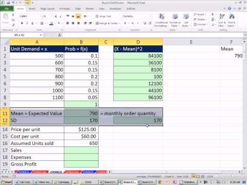 how to calculate expected value