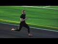 Dallas Robinson Sprint Training Session
