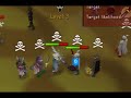 Runescape Bounty Hunter BH Worlds Wolfdwd Vid 9 Armadyl and Zamorak Godsword AGS/ZGS/SS PKing