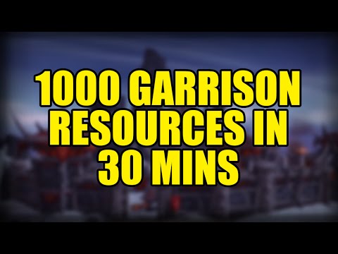 how to get garrison resources