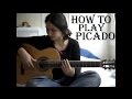 Guitar lesson - Picado technique