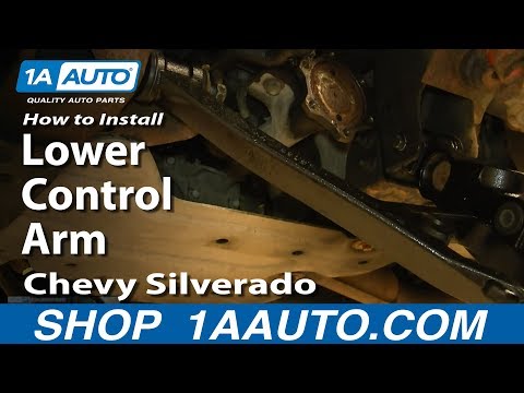 How To Install Replace Lower Control Arm 2000-06 Chevy Silverado Suburban GMC Sierra Yukon