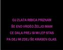Karaoke - Adi Smolar - Zlata Ribica