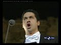 up and coming star ildebrando d'arcangelo surprisingly sings the bass part of mefistofele from boito's opera.

ravenna, 2005. conductor: riccardo muti.