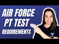 Air Force Pt Test Chart Female 30-39
