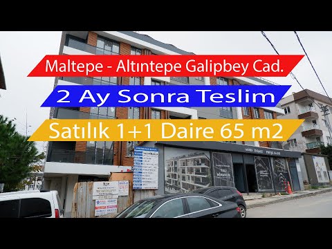Maltepe Altıntepe'de 2 Ay Sonra Teslim Satılık 1+1 65m2