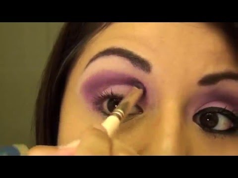 and purple makeup tutorial