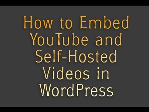 how to self host videos on wordpress