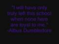 A Tribute to Dumbledore
