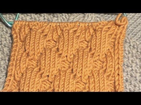 Как связать на спицах узор гусиные лапки Как связать на спицах узор гусиные лапки