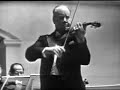 (1/2) David Oistrakh - Sibelius Violin Concerto (1st mvt.)