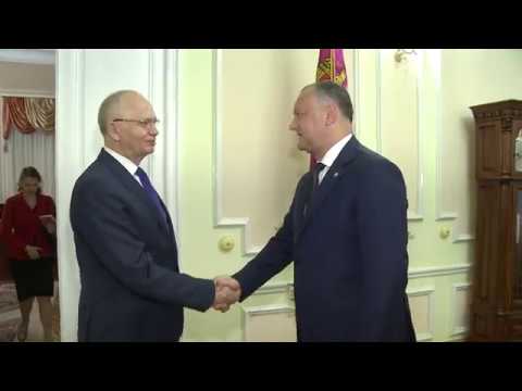 Președintele Igor Dodon a avut o întrevedere cu Ambasadorul Extraordinar şi Plenipotenţiar al Federaţiei Ruse în Republica Moldova