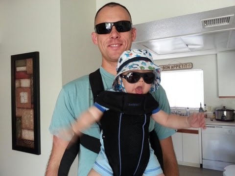 how to properly wear a baby bjorn