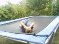Kid Faceplants Into Springs Of Trampoline