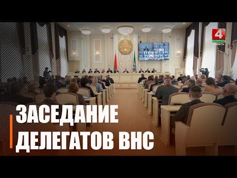 Встреча делегатов ВНС от Гомельщины прошла в облцентре видео