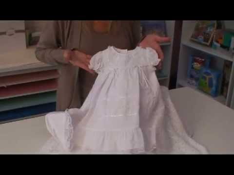 how to whiten a christening gown