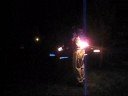 Jim and Kory Fire Hoopin\