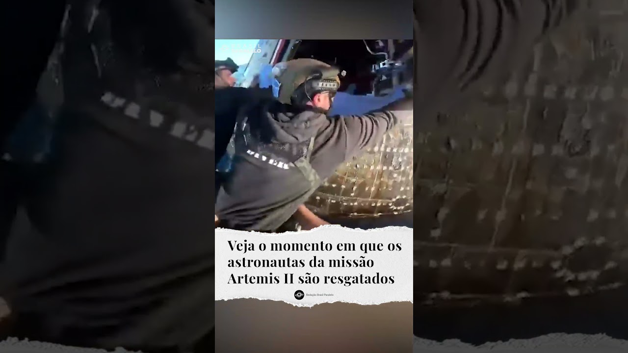 Veja o momento em que os astronautas da missão Artemis II são resgatados