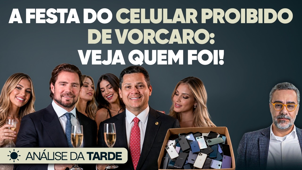 🚨 A Festa Sem Celular Que Juntou Vorcaro e Alcolumbre!