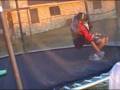 videos de jumping off fort on the trampoline