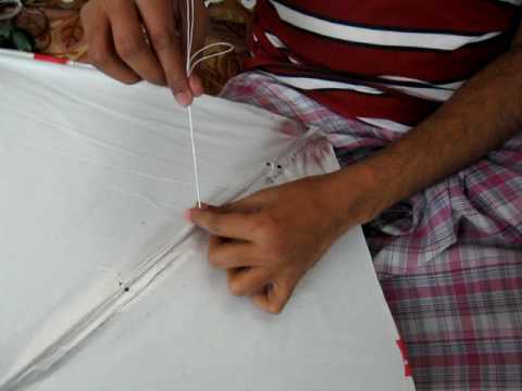 how to attach kite lines