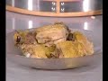 Pollo de casa al chilindron en diferente coccion