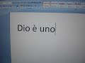 Videocùscrittura e bestemmie parlanti