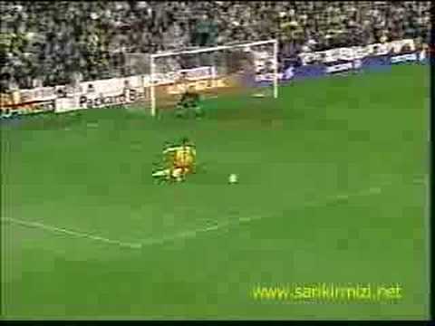 Leeds Galatasaray 9900 Goal Hakan Sukur