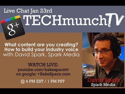How to become an Influencer with David Spark #Techmunch