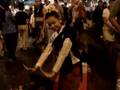 Dancing Girl at Sunday Night Market in Chiang Mai Thailand