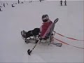 Valerie on the slopes in her bi-ski #2