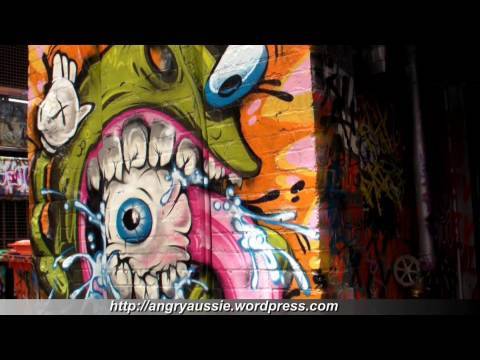 1080HD street art/graffiti tour -MelbourneYouTube Gathering