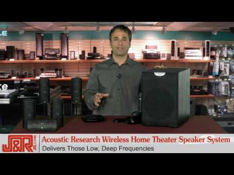 0 Acoustic Research WHT6024 Wireless Home Theater Speaker System