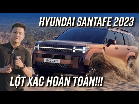 Đây là Hyundai Santafe 2023 mới: Lột xác hoàn toàn, nội ngoại thất nhìn như xe sang